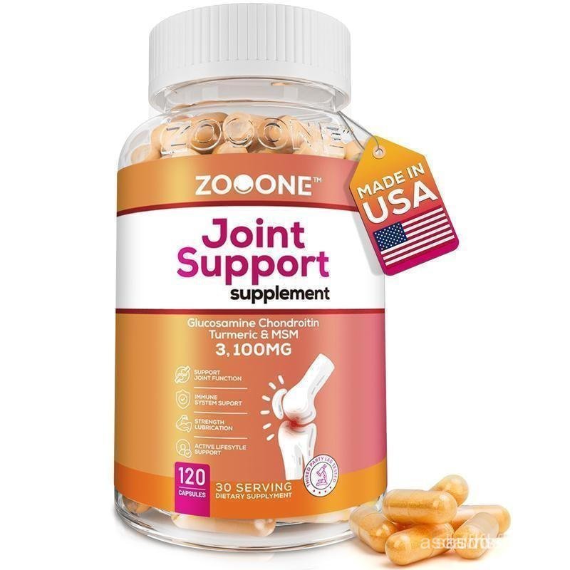 ZOOONE3100mg Glucosamine Chondroitin Turmeric & Joint Support Tablets ใช้บรรเทาอาการปวดหลัง ปวดเข่า 