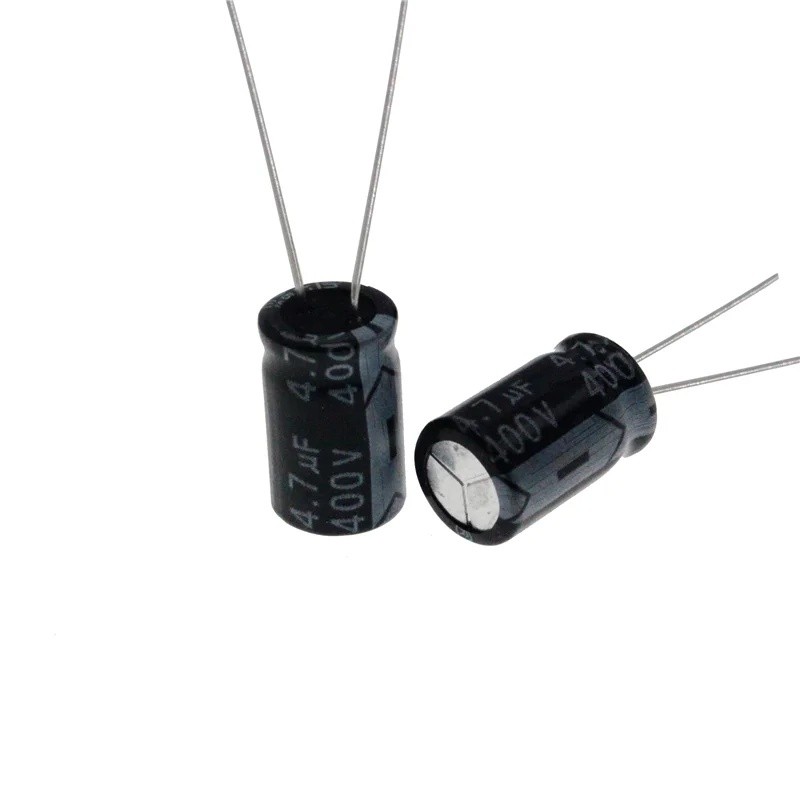Ly 20pcs 400V 4.7uF 400 โวลต์ 4.7MFD ตัวเก็บประจุอลูมิเนียมอิเล็กโทรลีติค 6*11 มม. Radial 4.7mf400v 
