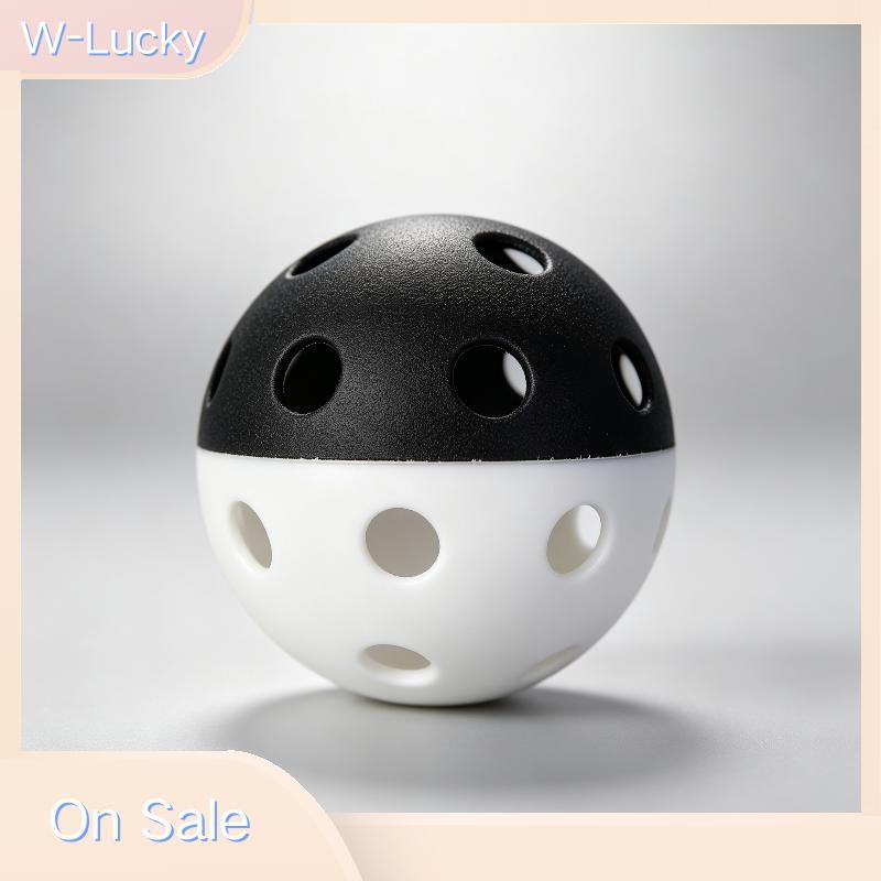 W-Lucky ในร่ม Pickleball Balls 72 มม.อย่างเป็นทางการพลาสติกยืดหยุ่นสูงสําหรับ Professional Picklebal