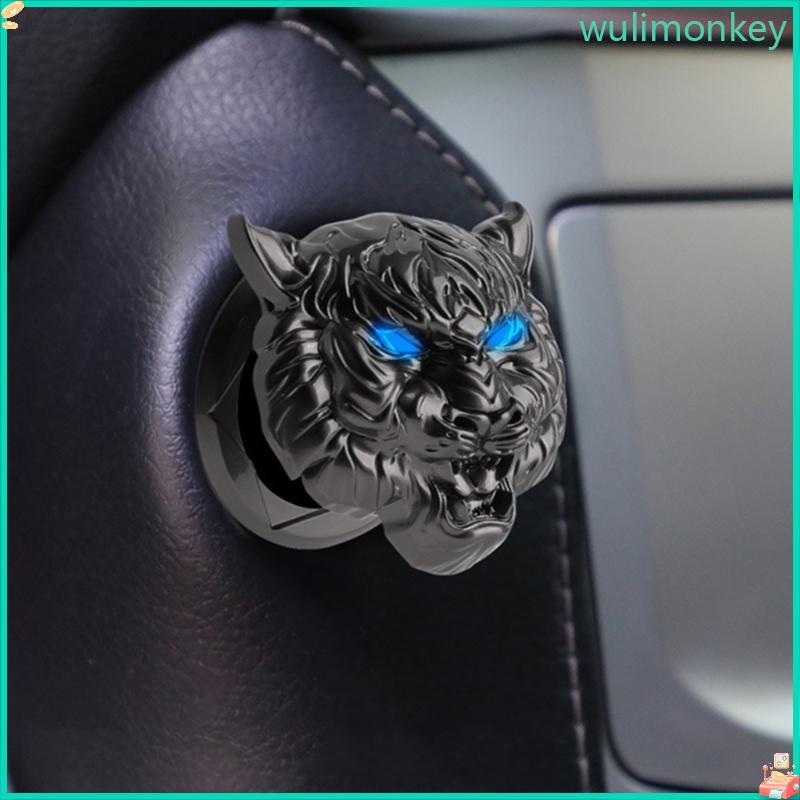 WU Universal Car Engine Start Stop Push Button Cap Switches Cover Decorative Trim