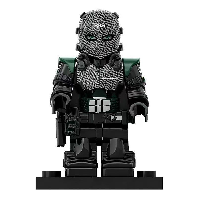 [Night Watchman] สินค้าใหม่ Delta Game Blast H100 Shield Peak Minifigure ประกอบบล็อกตัวต่อของเล่นขาย