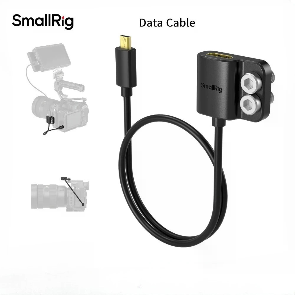 SmallRig 6125 Ultra-slim 2.0 สายเคเบิลข้อมูลสําหรับ Sony A7R IV A7RIII A7III/A7II/A7RII