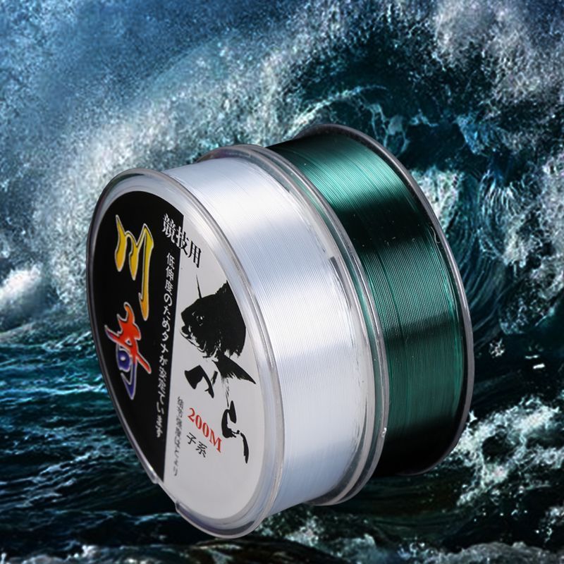 200米鱼线主线子线台钓线路亚渔线尼龙钓鱼线9/7 200m Fishing line main line sub-line Taiwan fishing line sub-line nylon fi