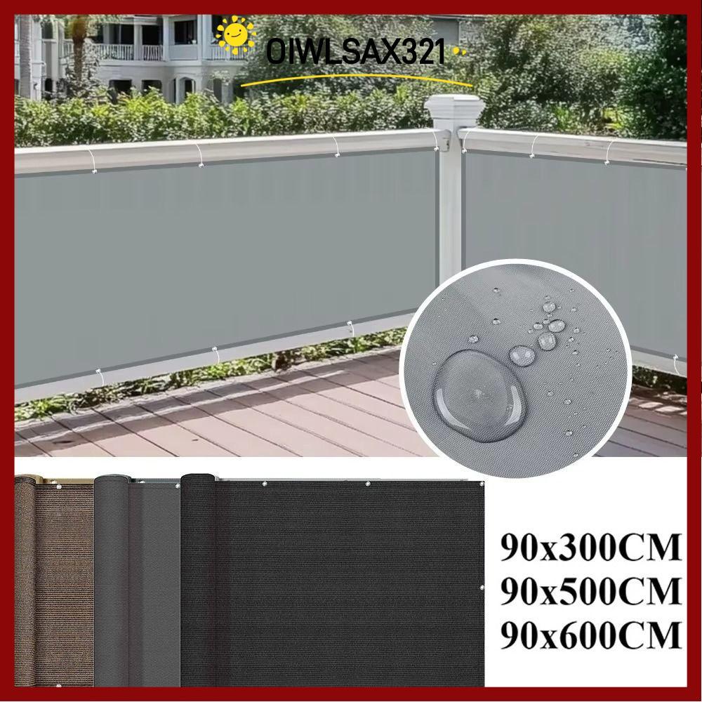OIWLSAX321 ผ้าแรเงาระเบียง, 3/5/6M กันน้ํา Sun Shading Sails, มัลติฟังก์ชั่นระเบียงหน้าจอความเป็นส่ว