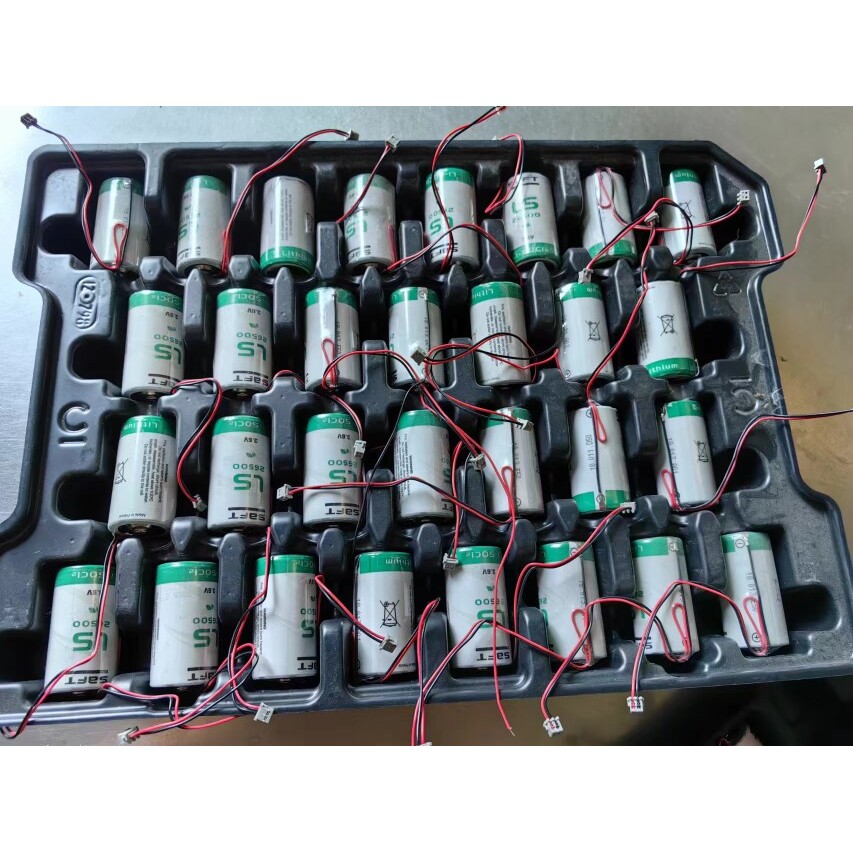 ต้นฉบับนําเข้า 26500 3.6V ER26500 LS26500 SIZE C Type.มิเตอร์น้ําอุตสาหกรรมควบคุมแบตเตอรี่ลิเธียม