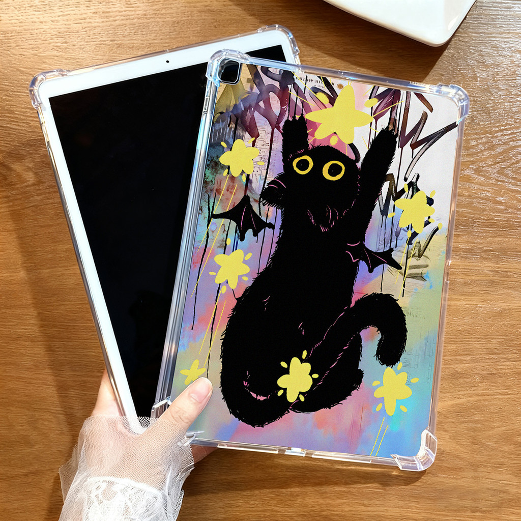 เคสอะคริลิกใส For Samsung Galaxy Tab A9 AS9 SS8 A8 S10 S6 S12 P615 P619 P620 P613 Lite Plus FE P610 
