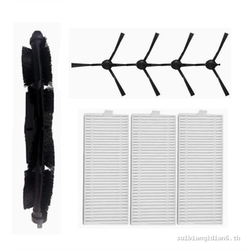 ลูกค้า FavoriteRoller แปรงด้านข้าง HEPA Filter สําหรับ Philips XU6500/82 หุ่นยนต์เครื่องดูดฝุ่นอุปกร