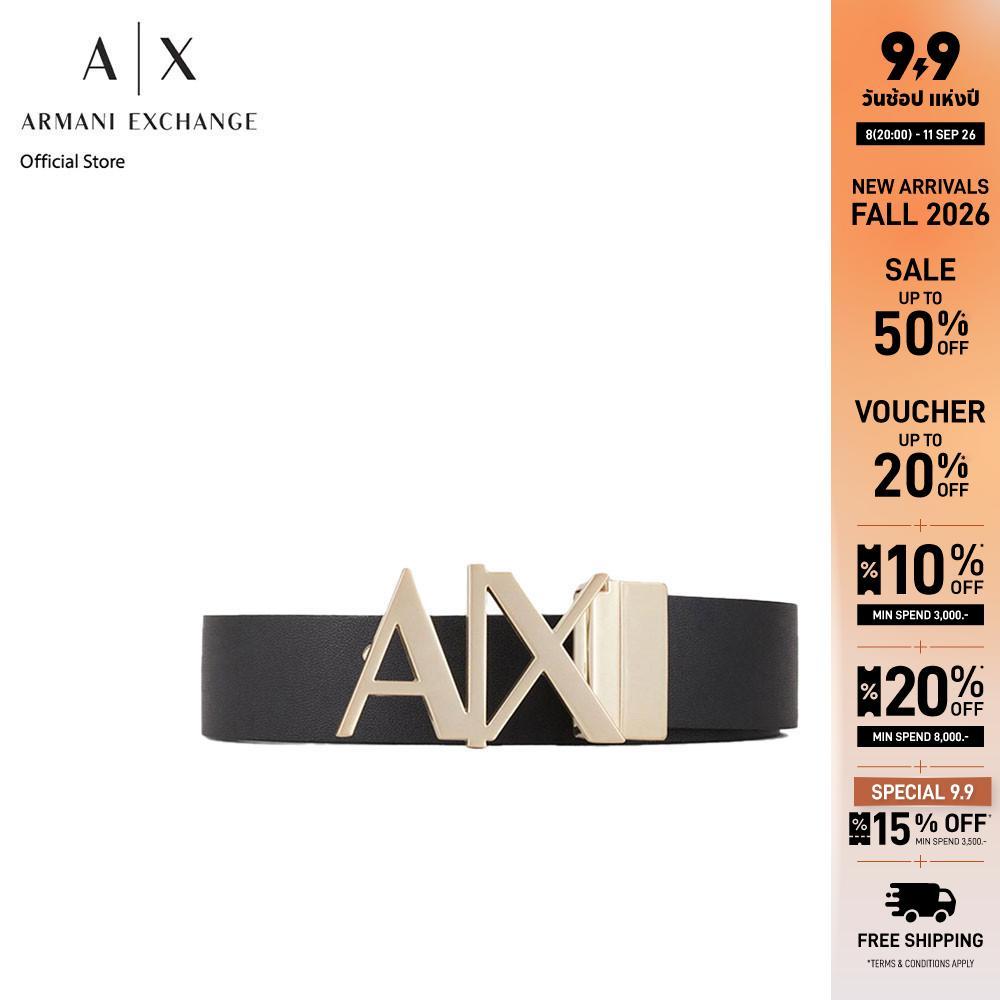 Armani Exchange เข็มขัดผู้ชาย รุ่น 951017-CC505-71820 สี Black