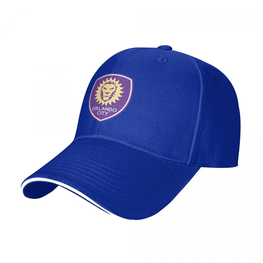 ใหม่ที่มีอยู่ Orlando City SC โลโก้เบสบอลหมวกผู้ชายผู้หญิงแฟชั่นหมวกโพลีเอสเตอร์ Unisex Golf Running