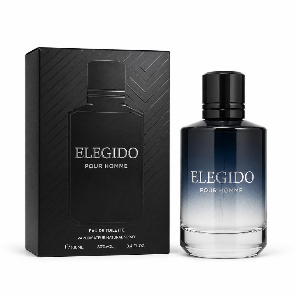 9 OCLOCK Elegido Pour Homme Eau de Toilette for Men, Fresh Citrus Woody Fragrance with Calabrian Ber