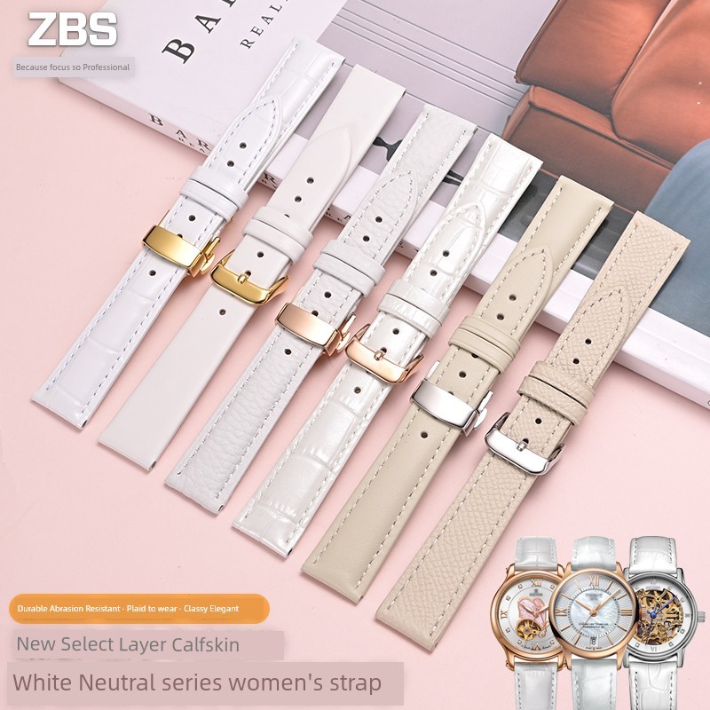 นาฬิกาเด็กผู้หญิง นาฬิกาผู้หญิง สายหนังแท้สำหรับผู้หญิง Tissot DW Eboro Rossini Longines FIYada ck T