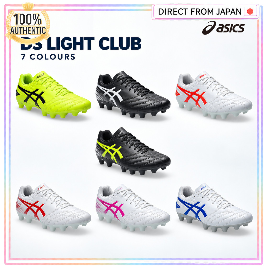 ASICS DS LIGHT CLUB Soccer Shoes 7 Colours Football Cleats Sports Shoes