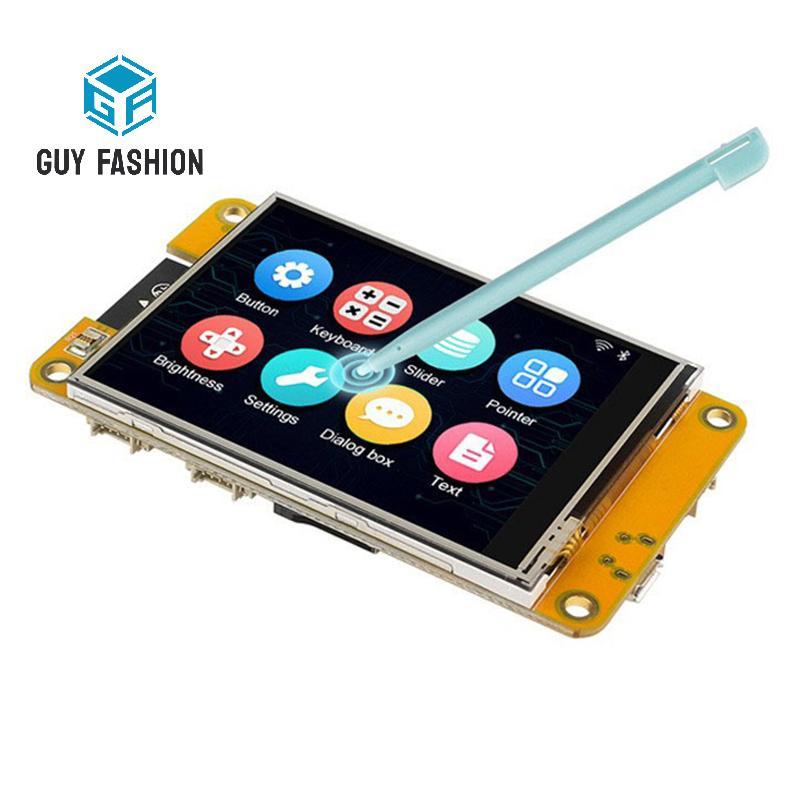 Man Fashion ESP32-2432S028R 2.8 นิ้ว ESP32 โมดูลจอแสดงผลพร้อมหน้าจอสัมผัส Resistive 240*320 2.8 LCD 