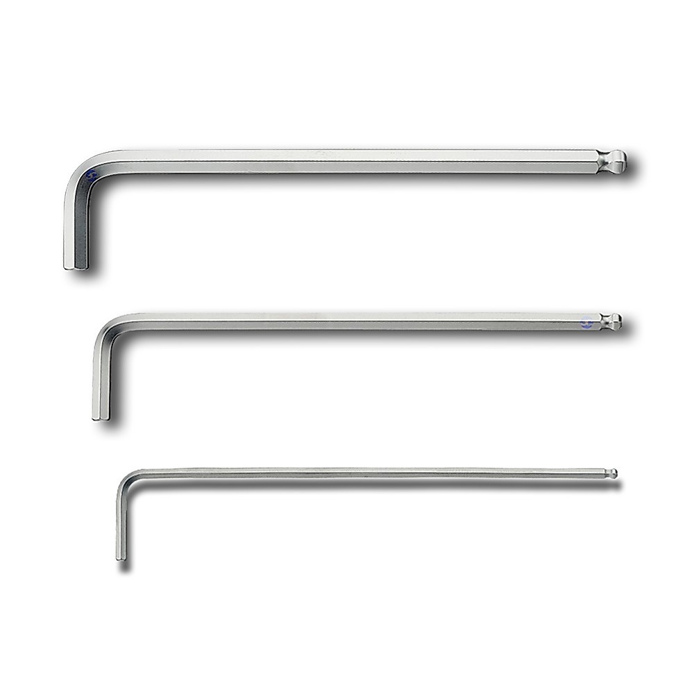 TONE ประแจแอลยาวหัวบอลปลีก ขนาด 1.5-10.0 มิล รุ่น BL - Long Ball Point Hex Key Wrench Model BL
