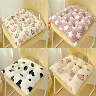 พร้อมส่ง เบาะรองนั่ง 40x40cm นุ่มสบาย ทนทาน ลายการ์ตูนน่ารัก สำหรับตกแต่งบ้าน ออฟฟิศ
