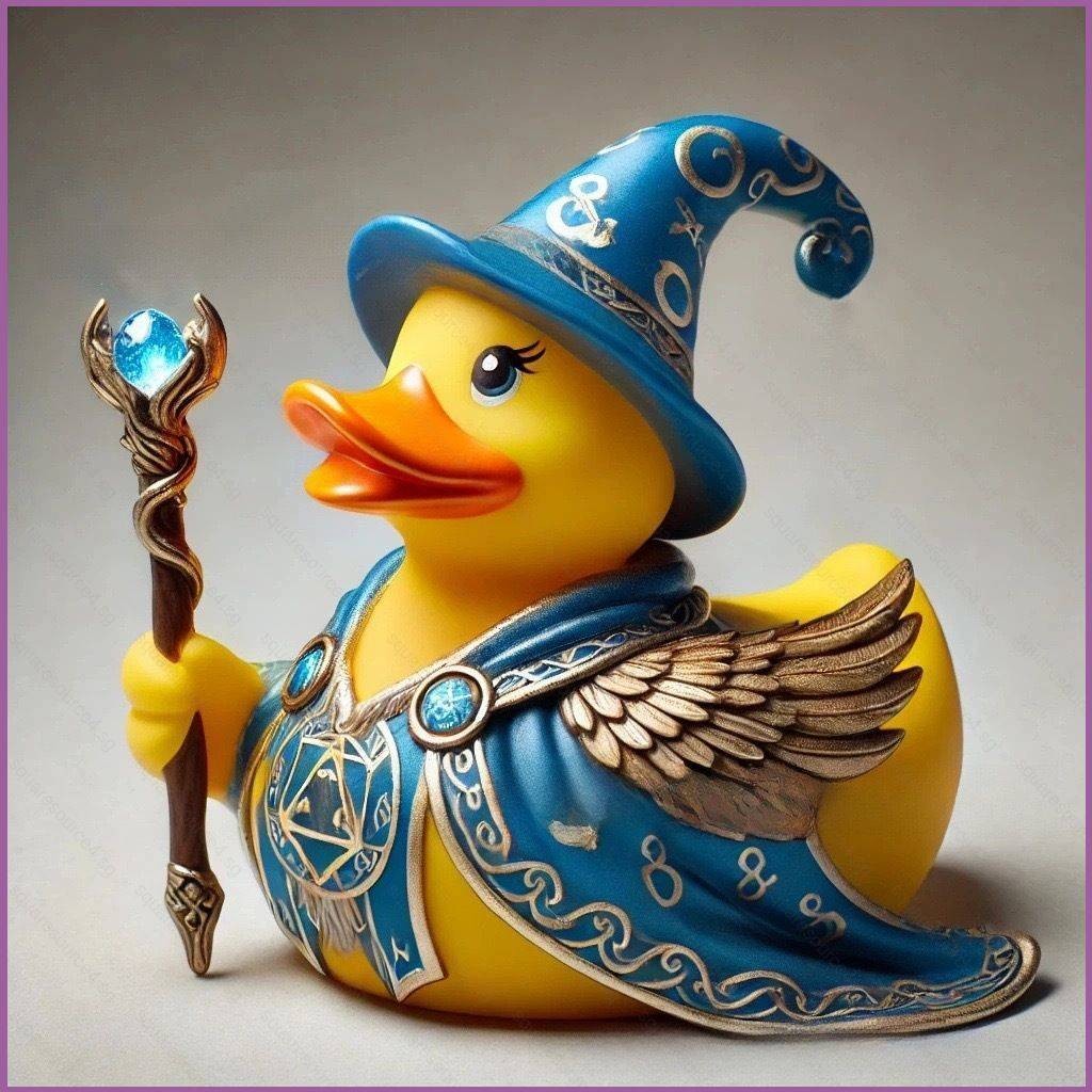 SQ4 Whimsical Veteran Tribute เป็ด Action Figure คอสเพลย์นักมายากลไวกิ้งนักรบรุ่นเครื่องประดับของขวั