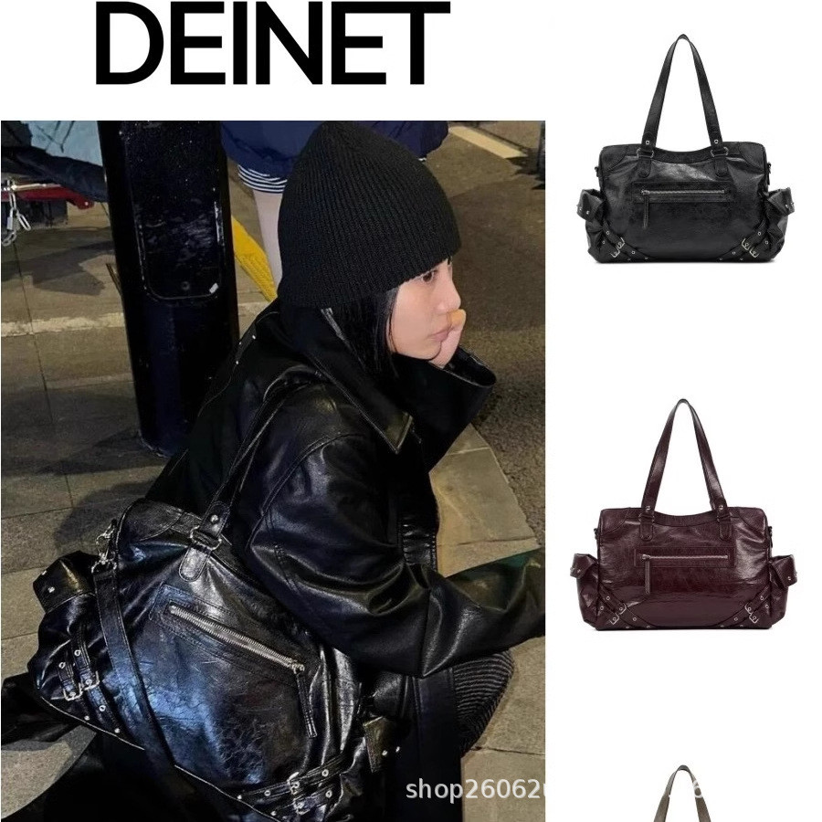 กระเป๋ารถมอเตอร์ไซค์ Niche Deinet แบบสะพาย.Drawstring tote ขนาดใหญ่สำหรับผู้หญิง MBWA