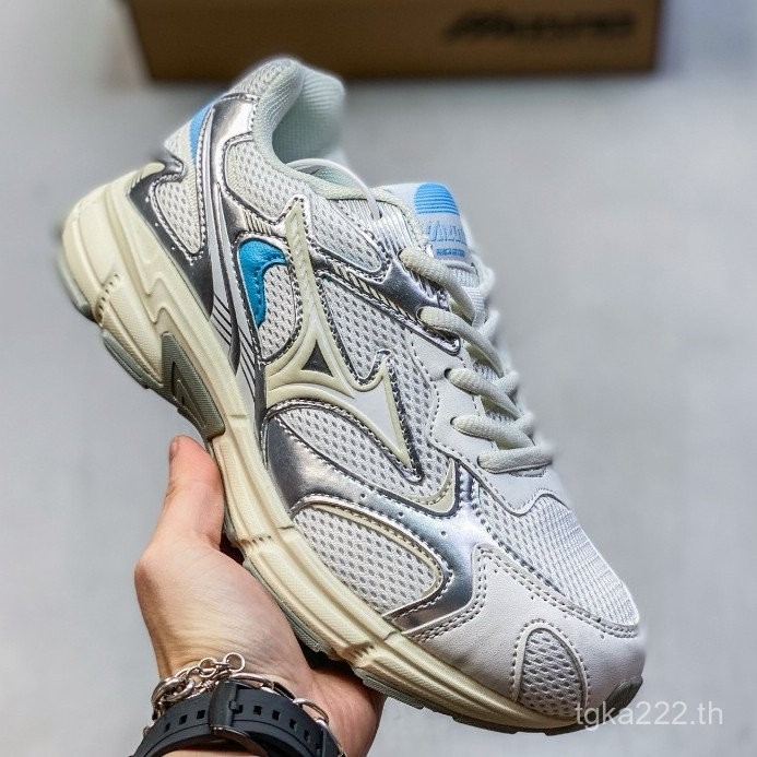 Three Yuanspeed 2K Function Sports Running Shoes Silver Blue