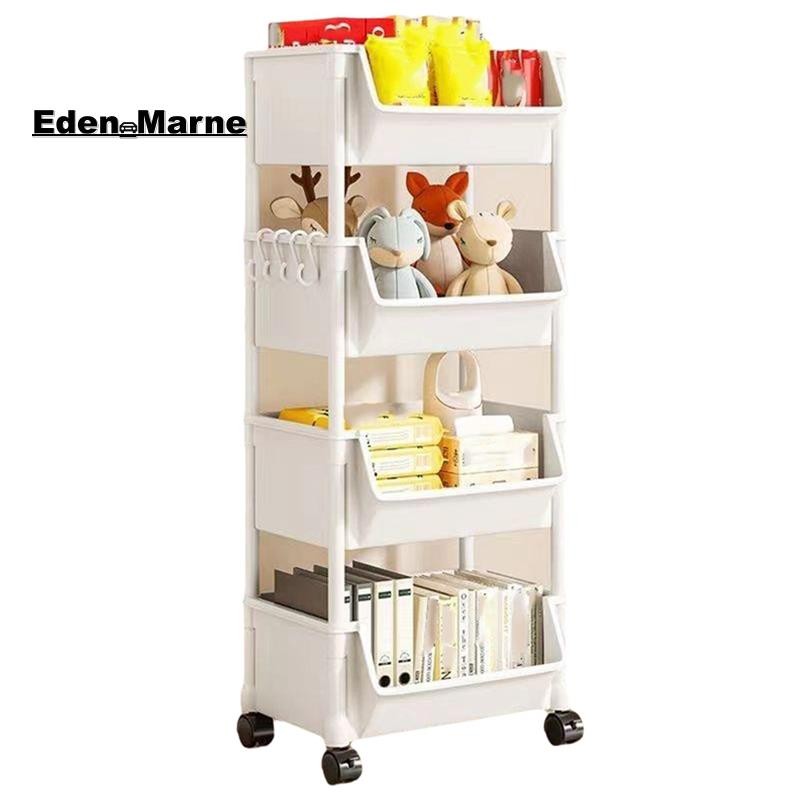 [Eden_Marner]ตะกร้าผักและผลไม้ในครัว 4 ชั้น