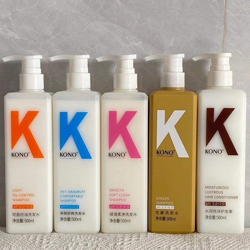 สต็อกพร้อม#KONO洗发水控油去油去头屑滋润补水洗发水刘诗诗同款男女用刮码ky0407