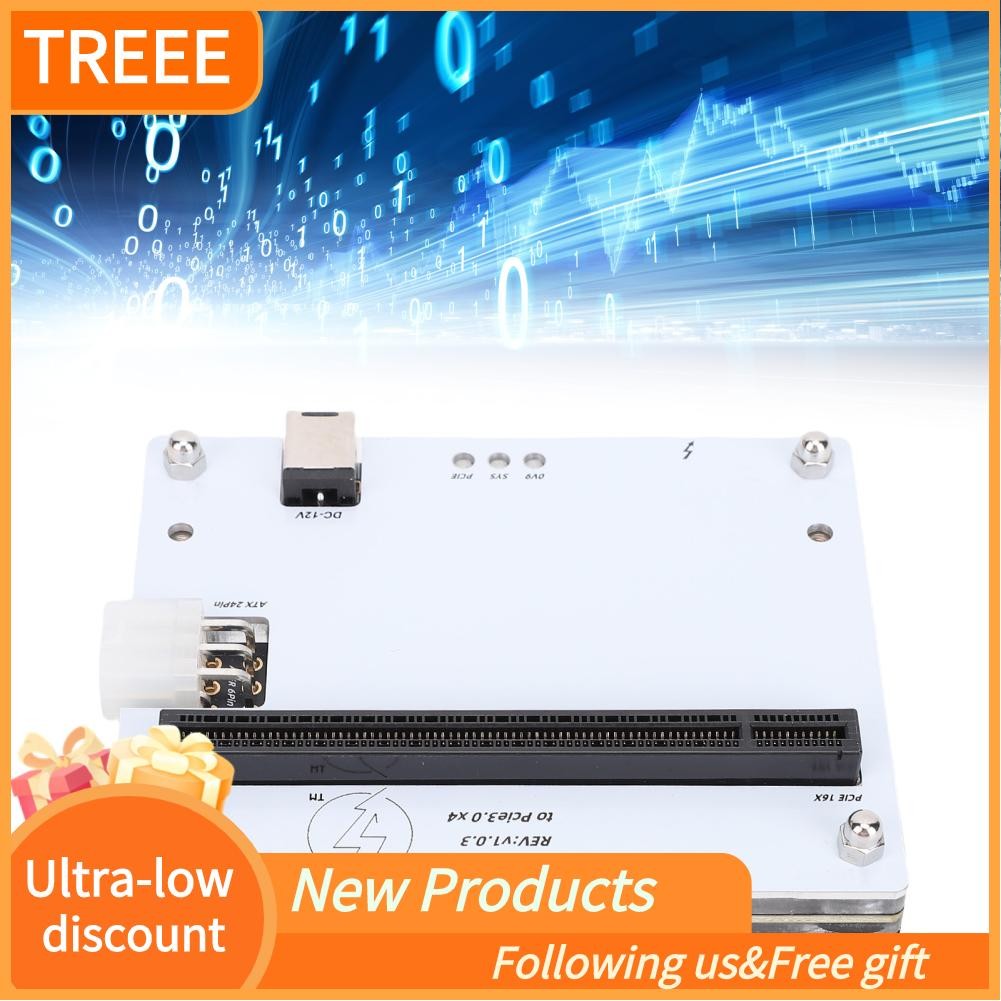 Treee Treee Serounder การ์ดกราฟิกภายนอก Dock USB4 10Gbps สำหรับ JHL7440 PCIE 16X สล็อต PCB สนับสนุน 