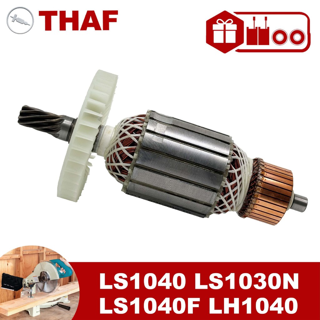 เหมาะสําหรับเลื่อยอลูมิเนียม Makitasuke LS1040 LS1030N LS1040F LH1040 โรเตอร์