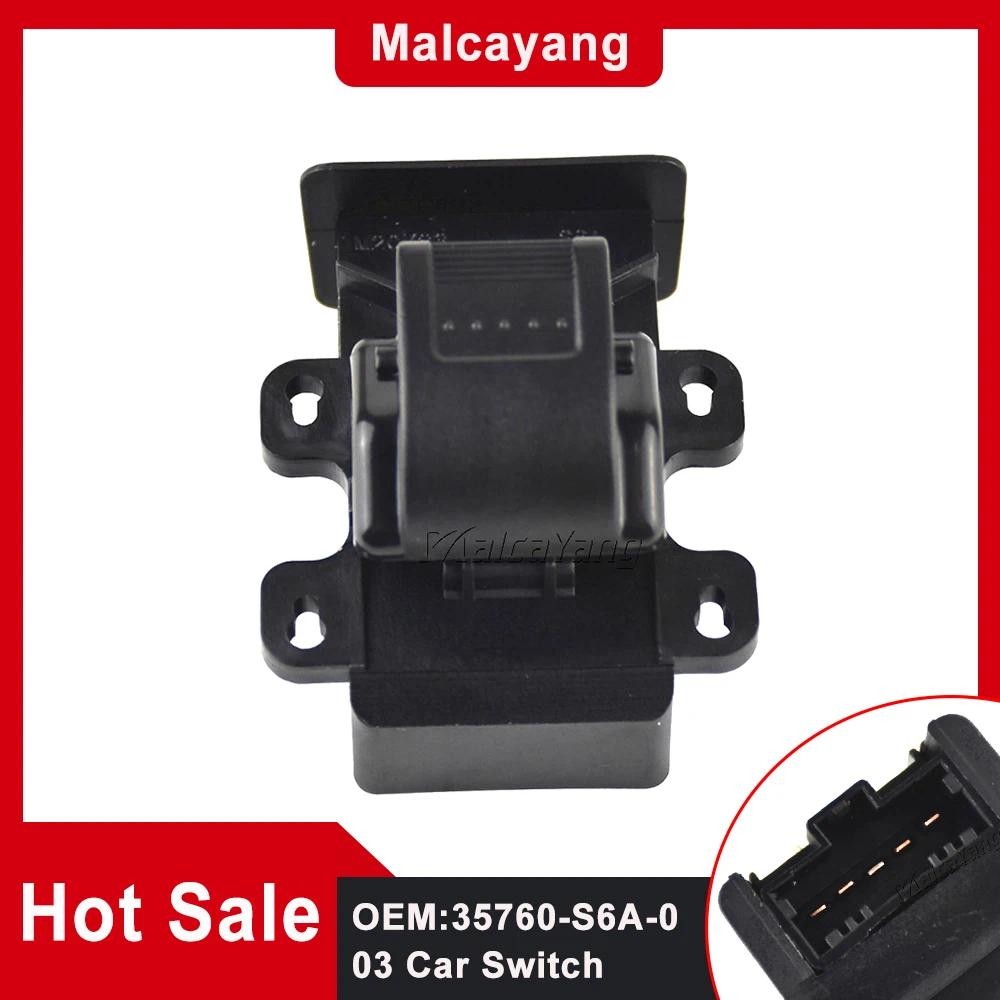 ผู้โดยสารด้านข้าง Master ปุ่มควบคุมหน้าต่าง 35760-S6A-003 สําหรับ HONDA FIT JAZZ CITY 2003 2004 2005