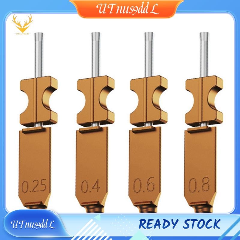 [UTnus9ddL] หัวฉีดแบบปลดเร็ว 0.25+ 0.4+ 0.6+ 0.8 มม. 4 ชิ้นอัพเกรดสําหรับ AD5X ชิ้นส่วนเครื่องพิมพ์ 