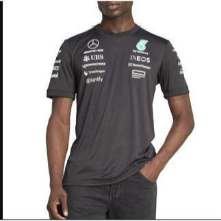 Mercedes AMG Petronas F1 2025-26 Team Polo - สีดํา 1:1