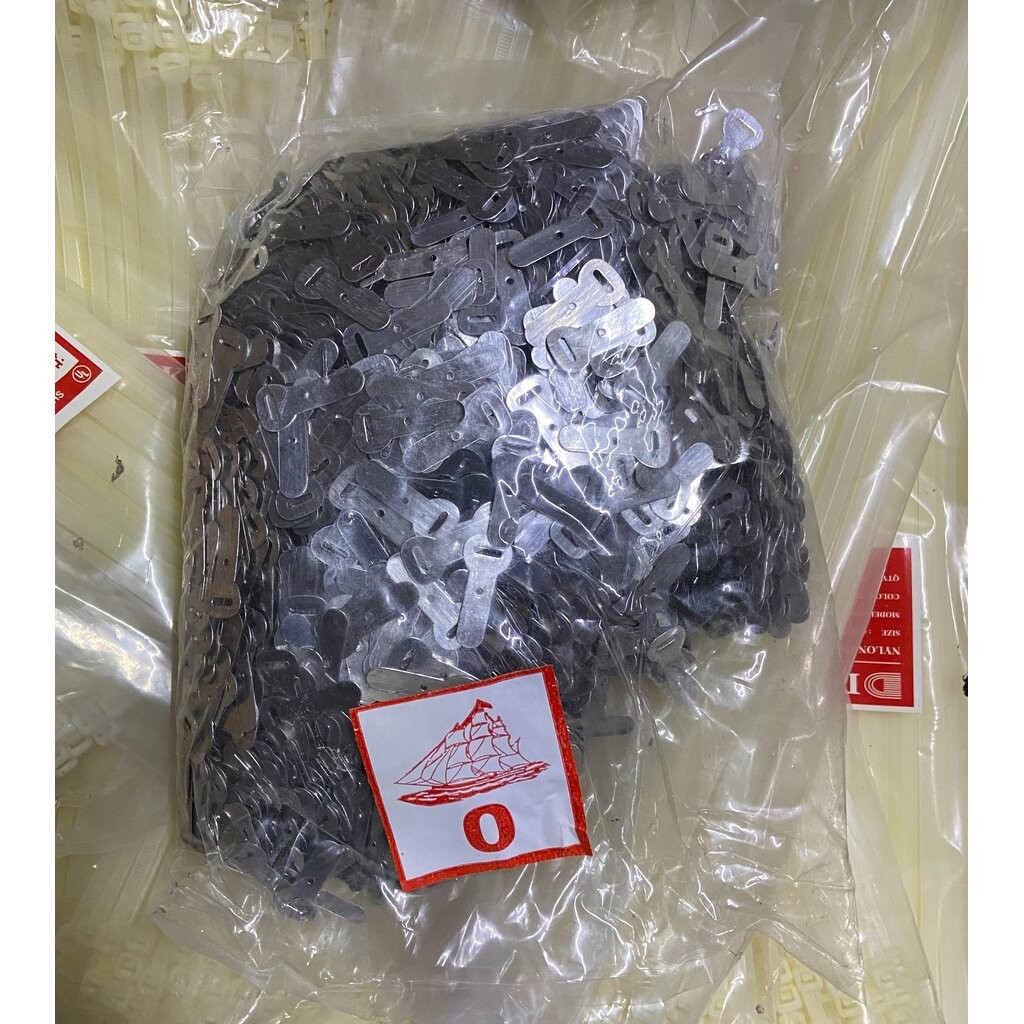 กิ๊บจับสายไฟ กิ๊บอลูมิเนียมรัดสาย เข็มขัดรัดสาย กิ๊ปรัดสายไฟฟ้า ตราเรือใบ