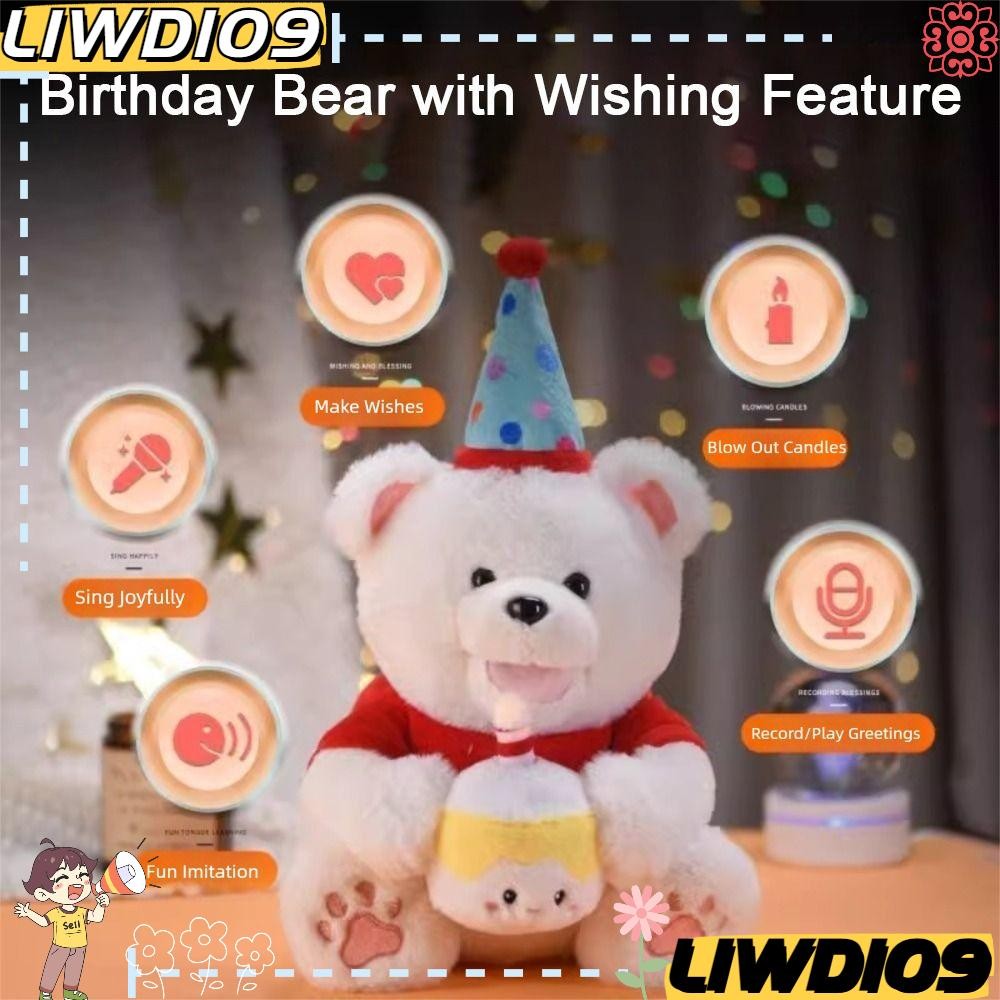 LIWD Interactive Huggy Cat,จําลองออกแบบตุ๊กตาไฟฟ้าที่สมจริง,ไฟฟ้าพูดคุณสมบัติฟังก์ชั่นแบบโต้ตอบพูดมา