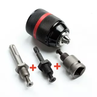 หัวจับสว่านมือแบบไม่ใช้กุญแจ 1/2-20unf จับได้2 ~ 13mm 3/8-24unf จับได้0.2-10mm Drill Chuck for Multiple Purpose