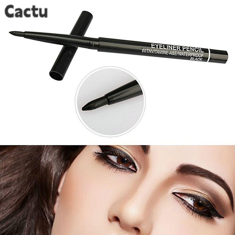 CACTU Inner Eyeliner Pencil, Waterproof Quick Flick Eyeliner Pencil, Beauty Perspiration Proof Colou