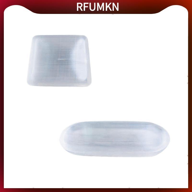 [rfumkn] Selensite Bowl Selens แผ่นชาร์จคริสตัลทําความสะอาดชามเครื่องประดับตกแต่งขัดจัดเก็บคอนเทนเนอ