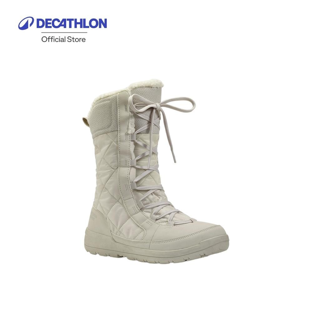 Decathlon Women'S Warm Waterproof Snow Boots รองเท้าบูทผู้หญิงทรงสูง กันหนาว กันน้ำ ลุยหิมะ รุ่น SH5