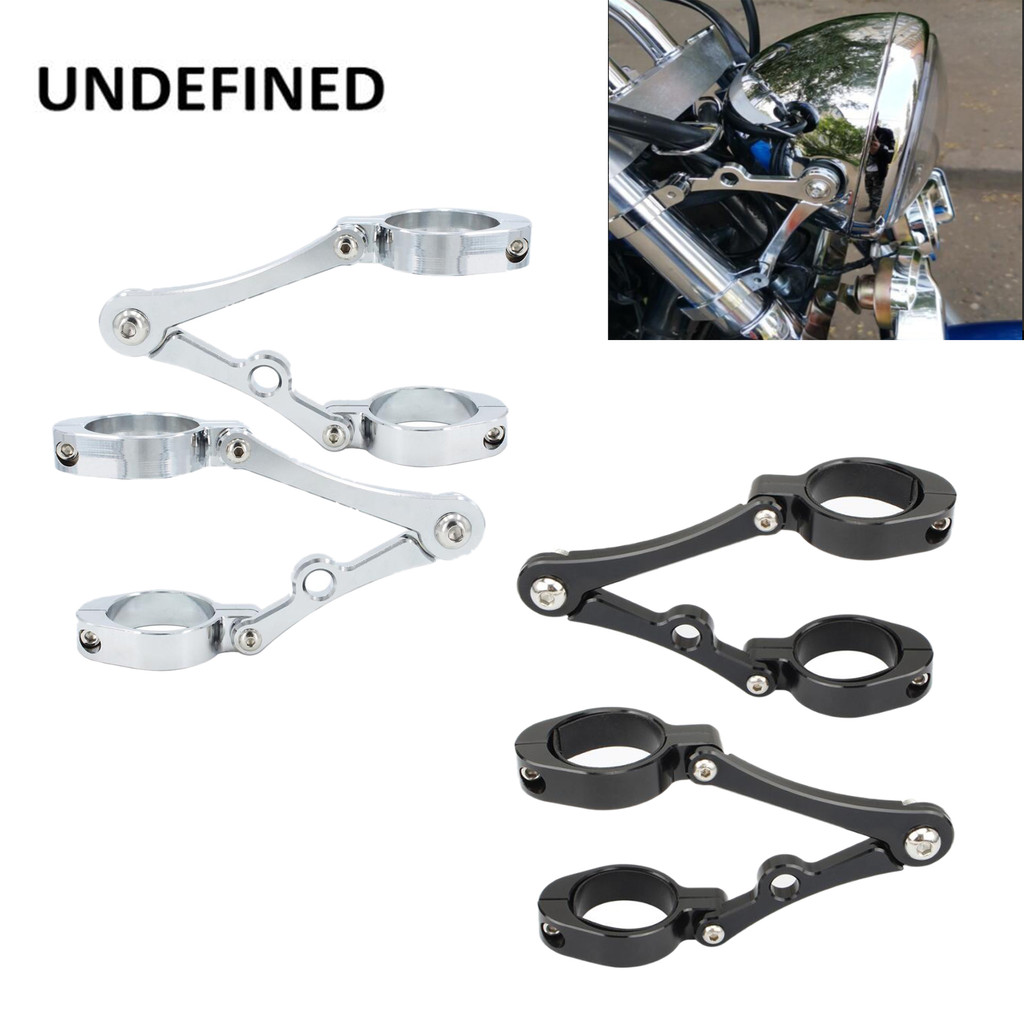 ZMotorcycle 39-41mm Headlight Bracket Mount Tube Front Fork Clamp For Harley Dyna Softail Sportster 