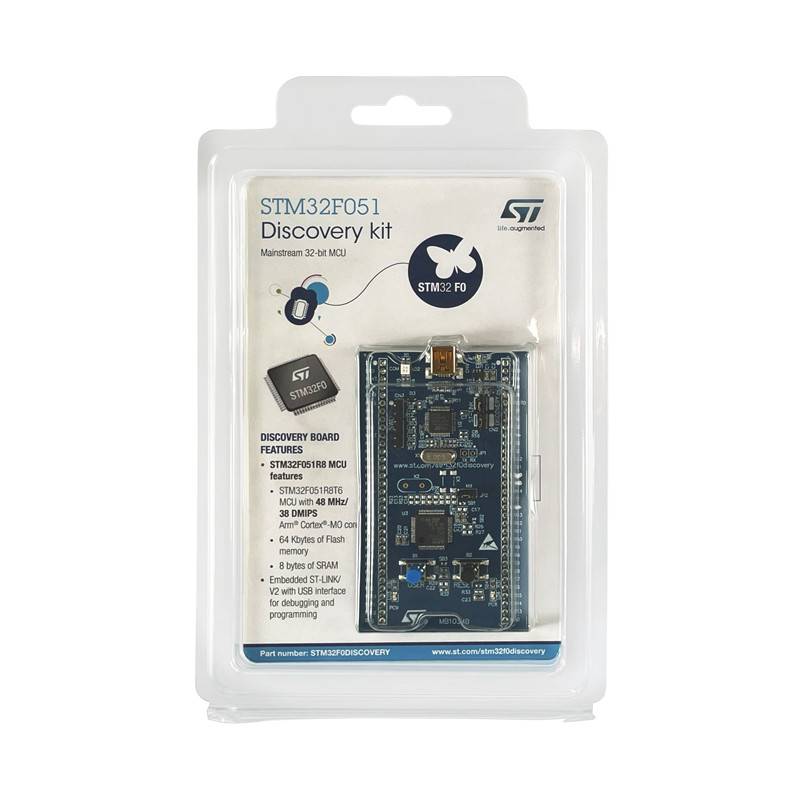 STM32F0DISCOVERY Cortex-M0 STM32F051 บอร์ดพัฒนา (รวม ST-LINK/V2)