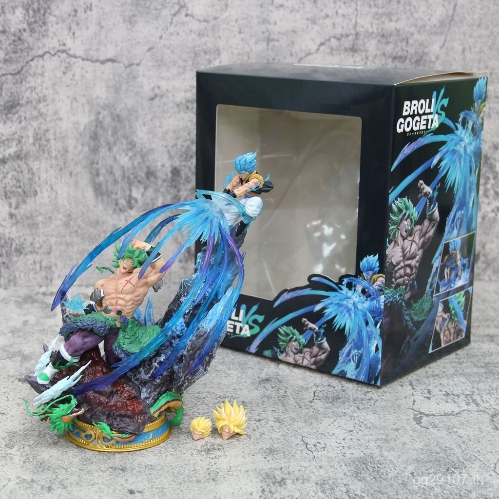 Gogeta Broly เครื่องประดับ Vegeta Cloud Rise รุ่น Dragon Ball Double-Headed VS รูปปั้น Saiyan อะนิเม