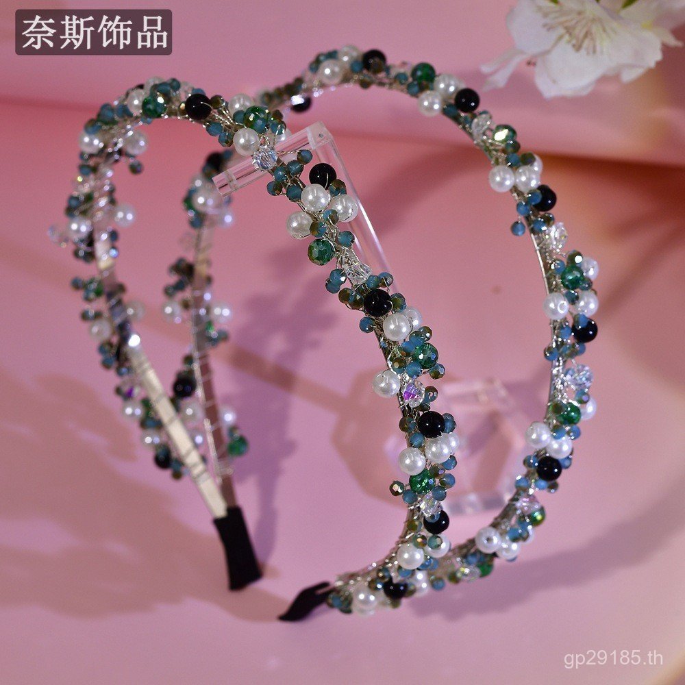 Outing Headwear NS132 Classy Beaded Double-Layer Influencer Handmade Hairpin เวอร์ชั่นเกาหลี Fresh H