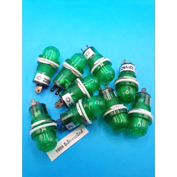ร้านในไทย หลอดlamp หลอดไฟ 220v แดง เขียว เหลือง  16mm หลอดไฟโชว์แสดงสถานะ พร้อมส่งที่ไทยทุกวัน - รูปที่ 4