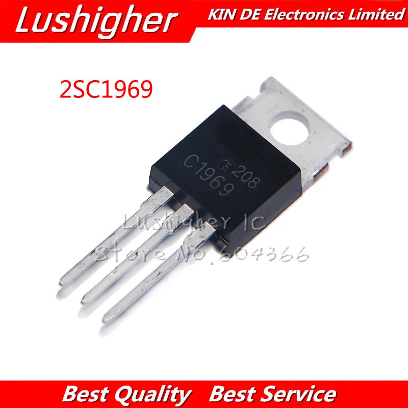 10 ชิ้น 2SC1969 TO-220 C1969 TO220 ทรานซิสเตอร์ NPN