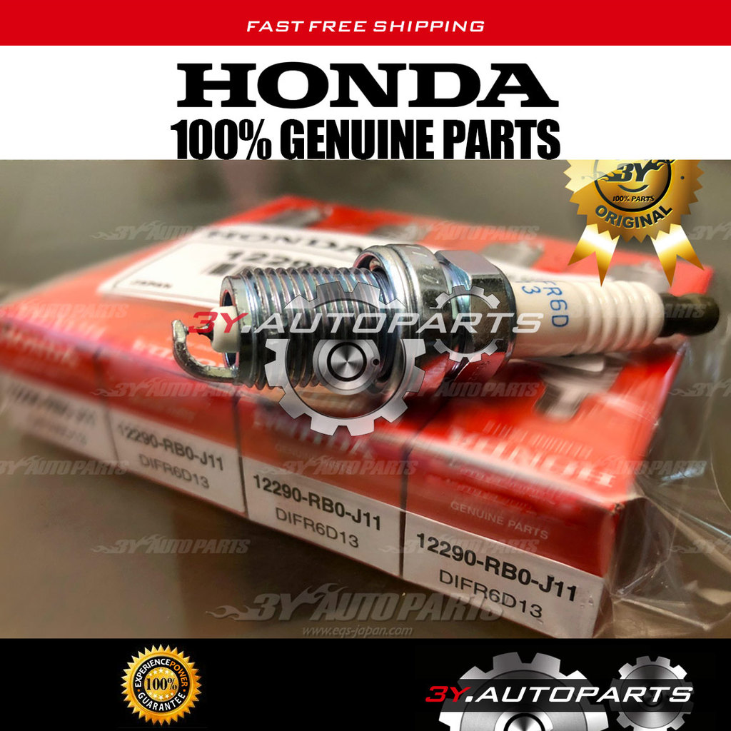 ของแท้ DIFR6D13 HONDA JAZZ & CITY 2014-2019- NGK SPARK PLUG ( @4 ชิ้น) 12290-RB0-J11