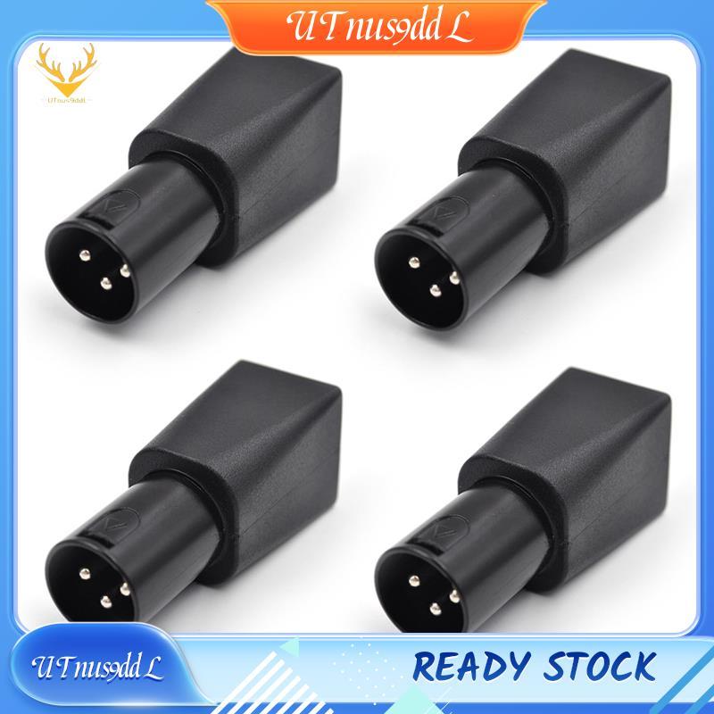 [UTnus9ddL] 4 ชิ้นถึง RJ45 Connector RJ45 Ethernet ถึง 3 พินอะแดปเตอร์ XLR 3 พินสําหรับวิดีโอเสียง