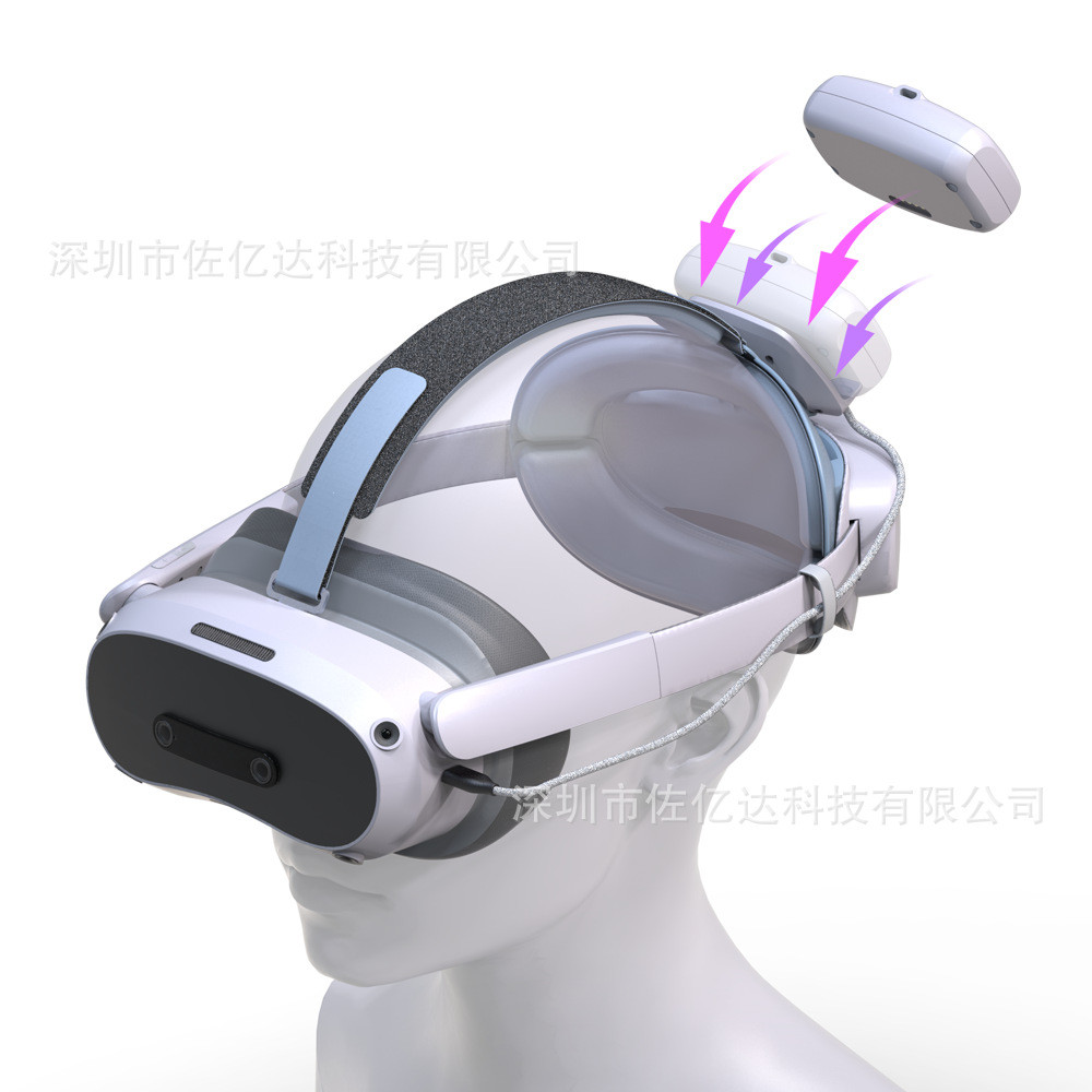 เข้ากันได้กับ Pico4/Pico4 Ultra/PICO4 Pro Elite Battery ชุดหูฟัง 5,000mAh