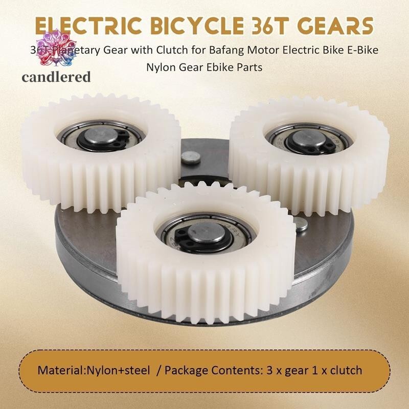 36T Planetary Gear with Clutch for Motor Electric Bike EBike Nylon Gear Ebike Parts candlered
