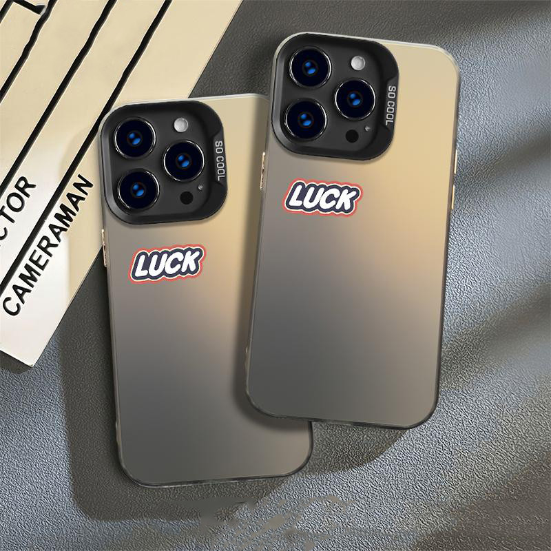 Luxury Premium Matte Hard Case Realme Cool LUCK เขียนสําหรับ Realme C71 C75 C63 C65 C67 C55 C53 C51 