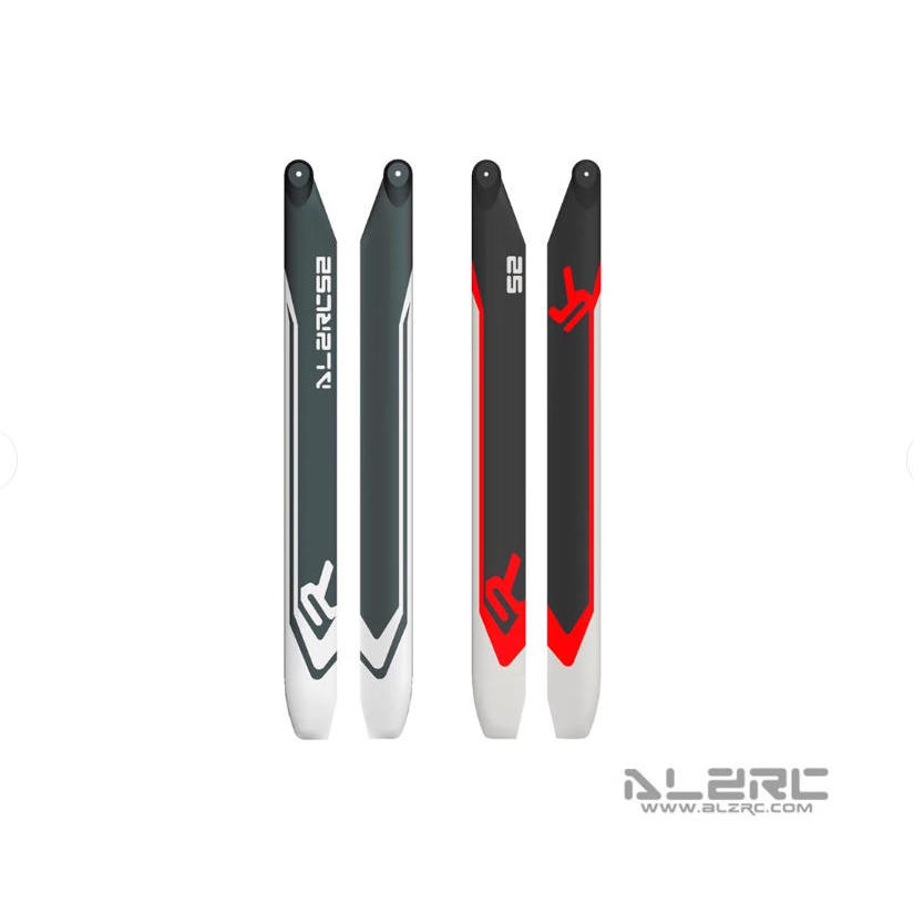 ALZRC ใบมีดหลักคาร์บอนไฟเบอร์ 380 มม. สําหรับ Devil 380 X380 Align 470L เฮลิคอปเตอร์