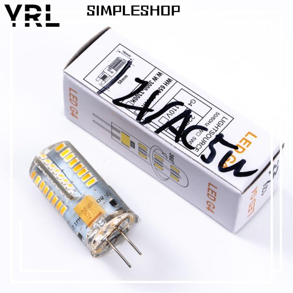 SIMPLESHOP G4 ไฟ LED, ไฟทดแทน หลอดไฟคริสตัล, G4 12V หลอดหรี่แสงได้วอร์มไวท์ตกแต่งบ้าน