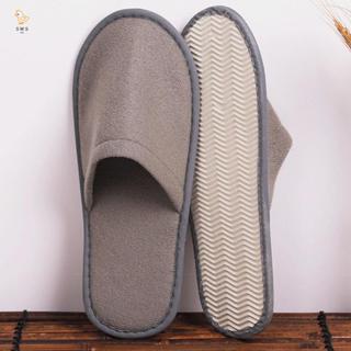 รองเท้าแตะสําหรับแขกในบ้านแบบพกพาพื้นกันลื่นดีไซน์เรียบง่ายร…