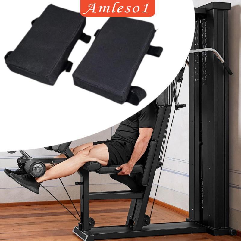 [Amleso1] แผ่นรองไหล่สําหรับ Hack Squat Machine Non Slip Cushion Support with Straps